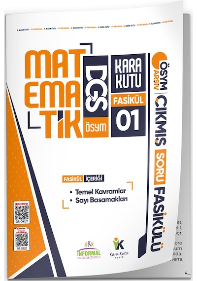 2026 Dgs Matematik Kara Kutu 1.fasikül Ösym Çıkmış Soru Temel Kavramlar Sayı Basamakları Modülerset