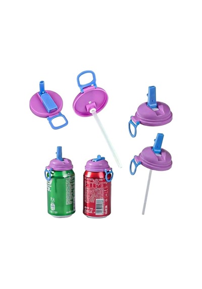 Sunup Sn-29911 Kutulu İçecekler İçin Pipetli İçecek Kapağı Siyah