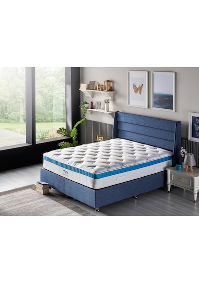 Çift Kişilik Paket Yaylı Lüks Full Ortopedik Yatak 180x200 cm Nir