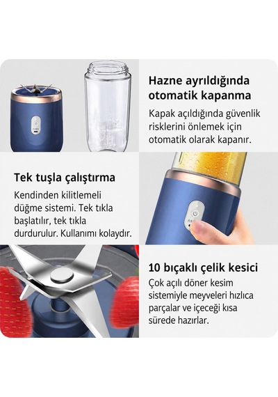 Arow TR-4454-A Enjoy Multipurpose 40 W Şarjlı Smoothie Blender