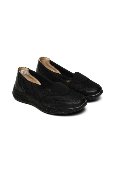 Bestello Bağcıksız Poli Taban Comfort 018-f218-24k Kadın Ayakkabı Siyah