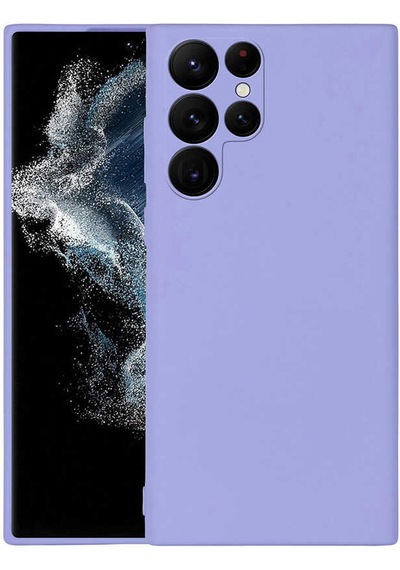 Goocamp Galaxy S22 Ultra Uyumlu Mara Lansman Kılıf-lila Lila