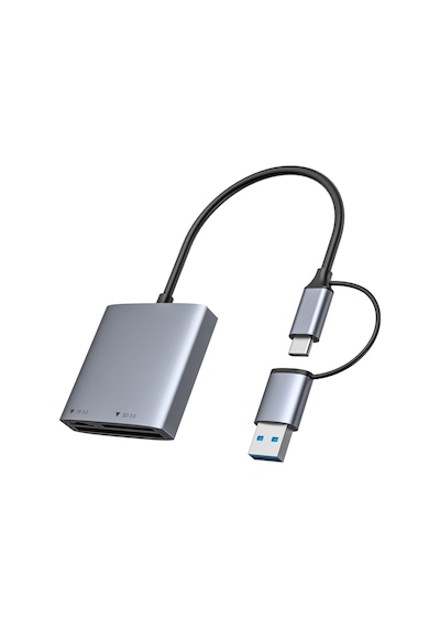 Juo MT03345 Usb 3.2 Ve Type-c 3'ü 1 Arada Sd / Cf / Tf Micro Sd Hafıza Kart Okuyucu