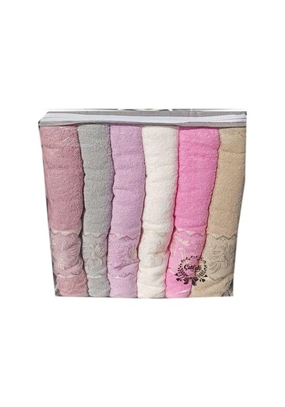 Çıtlık Çicek Desen Banyo Havlusu 4 Renk