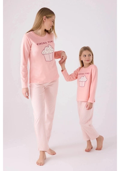Anne-kız İkili Takım - Pembe Pembe