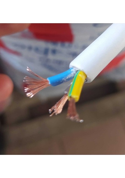 3x2.5 Ttr 50 Metre Çok Telli Beyaz Renk Izolasyonlu Topraklı Üçlü Grup Priz Seyyar Uzatma Kablosu 1