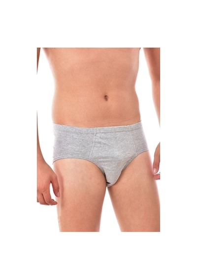 3 Adet Seher 0005 Erkek Penye Slip Gri