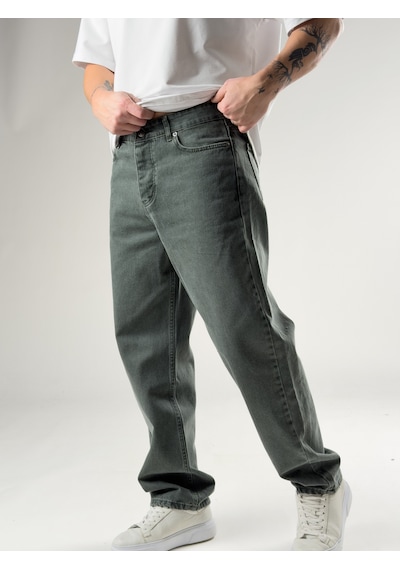 Cocopelli Yeşil Erkek Baggy Kot Erkek Pantolon Coc2821 Yeşil