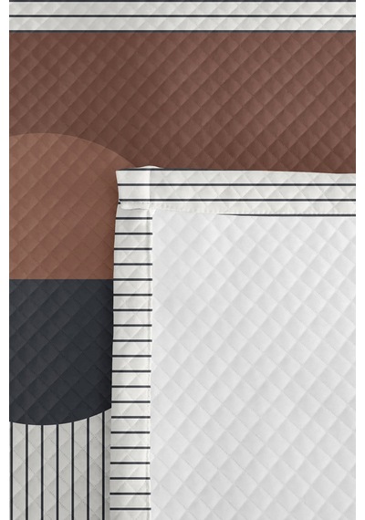 Geometrik Çizgili Bej Genç Odası Tek Kişilik Pike Takımı - Kahve 160x220 Cm Kapitone Yatak Örtüsü Kremamsı Toprak Işıltısı Geometrik Çizgili Bej Genç Odası Tek Kişilik Pike Takımı - Kahve 160x220 Cm Kapitone Yatak Örtüsü Kremamsı Toprak Işıltısı