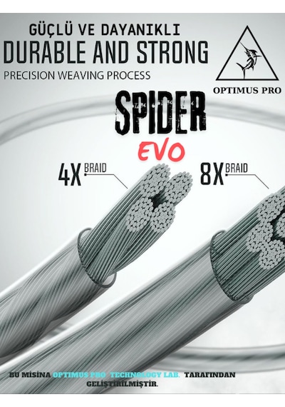 Spıder Evo 4x 150 Mt Yeşil İp Misina