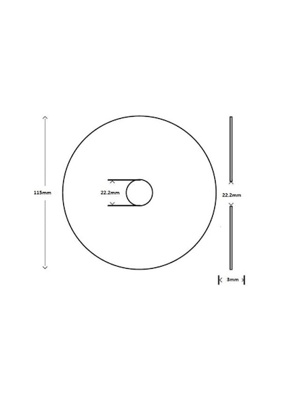 Makita D-18714 Makita 115 MM 4.5 " Beton Kesme Diski taşı