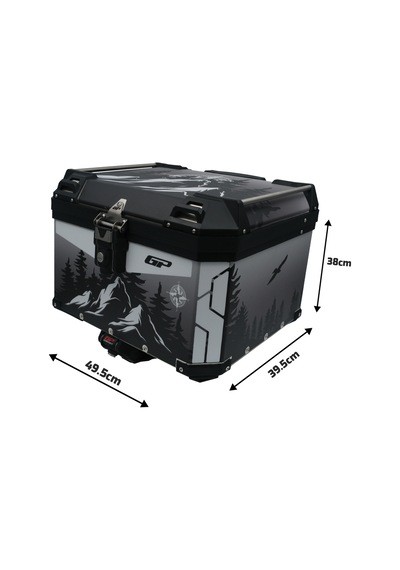 Gp Kompozit Dsn05 Universal 57 Lt Desenli Alüminyum Motosiklet Çantası Diğer