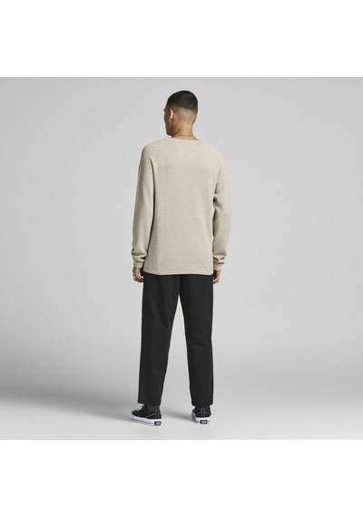 Jack & Jones Bisiklet Yaka Kazak-Hill 12157321 Oatmeal Ekru