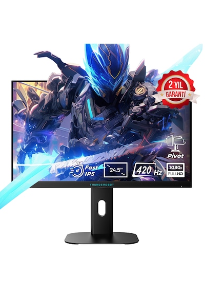 Thunderobot Zf25f400l-tur 24.5 İnç 420hz Full Hd Adaptive Sync Fast Ips Pivot Gaming Monitör