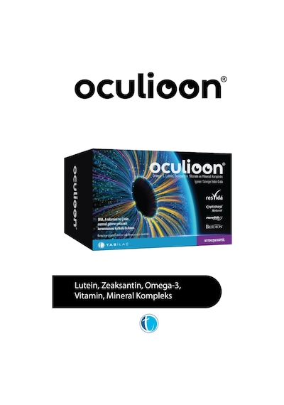 Oculioon Omega-3, Lutein, Zeaksantin, Vitamin Ve Mineral Içeren Takviye Edici Gıda 60 Yumuşak Kapsül