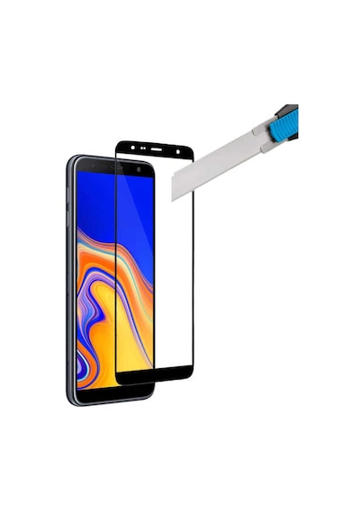 Samsung Galaxy Uyumlu J4 Plus Davin 5d Cam Ekran Koruyucu Siyah Senalstore