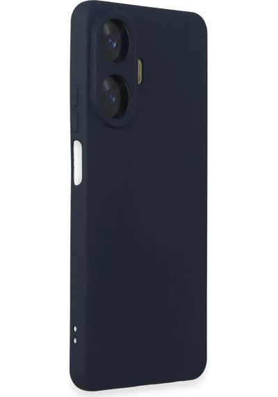 Newface Realme C55 Kılıf Nano İçi Kadife Silikon - Lacivert Renk: Lacivert