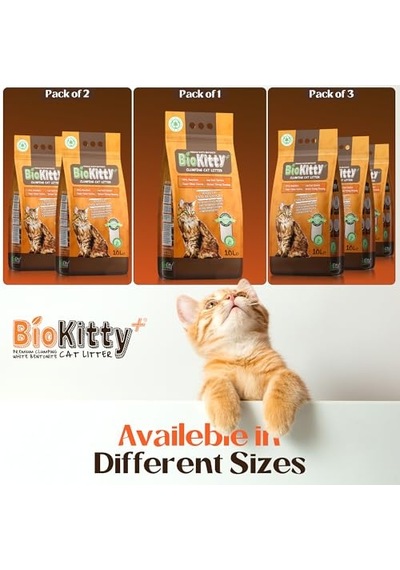 Biokitty Aloe Veralı Kedi Kumu 10 Litre