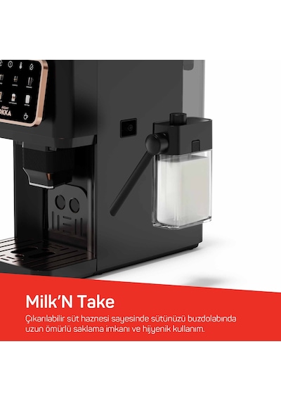 Arzum OK0042 Okka Barista Pro 1400 W Duo Heat Teknolojisi Otomatik Espresso Makinesi