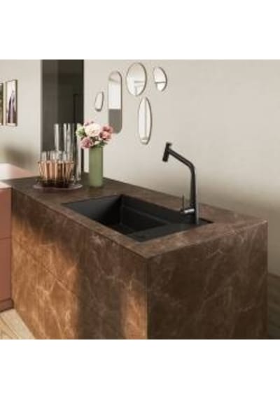 Franke - Kng 110-62 Nero Tezgah Altı Granit Eviye - 125.0529.612 Nero