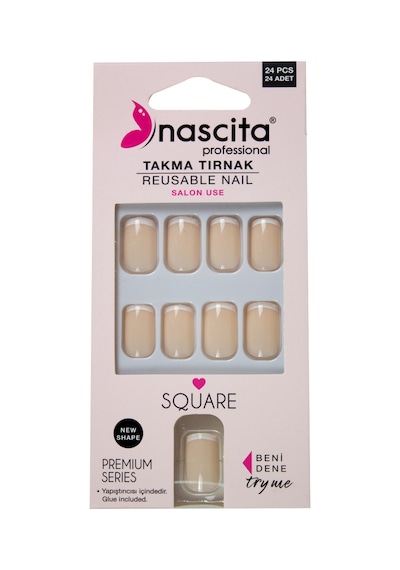 Nascita French Takma Tırnak 24 Lü Set Nasnaıl00202