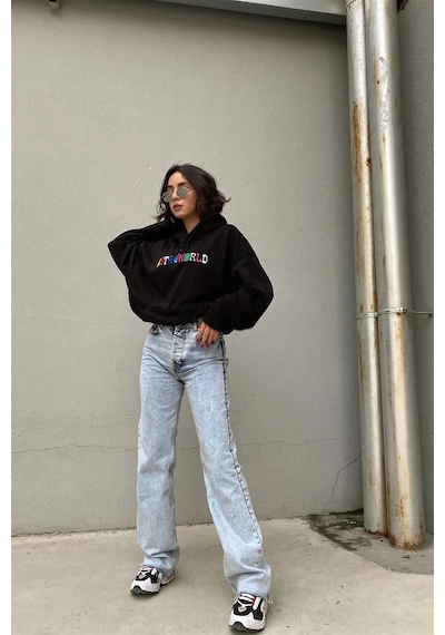 Tarzsokak Astra World Unisex Hoodie Siyah