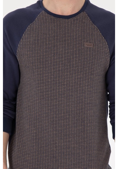 U.S. Polo Assn. Erkek Regular Fit Bisiklet Yaka İndigo Sweatshirt 50290763-VR028