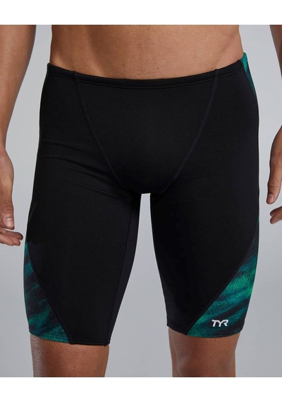 Tyr Durafast Elite Men's Blade Splice Jammer Swimsuit - Soren Yeşil