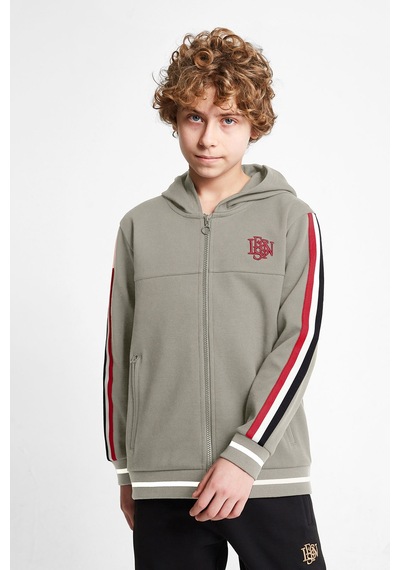 Lescon Çocuk Fermuarlı Kapüşonlu Sweatshirt 25n-3130 Bej
