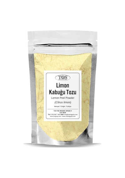 Tos The Organic Spices Limon Kabuğu Tozu 100 G Citrus Limon
