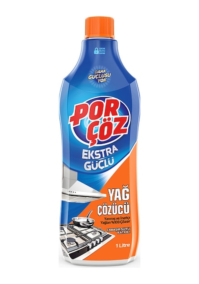 2 Adet Porçöz Yağ Çözücü 1 L