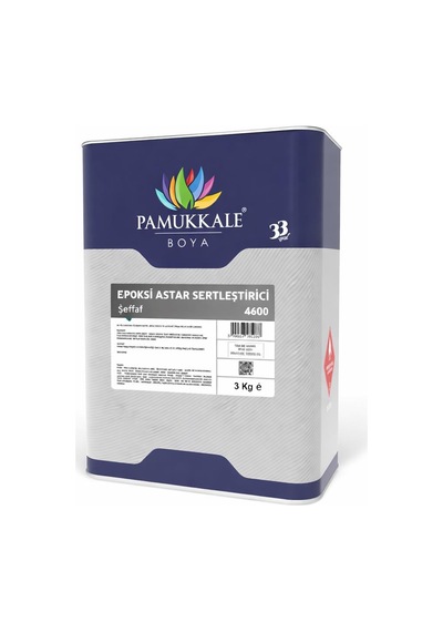 Pamukkale 4600 Solventli Epoksi Astar Yedek Sertleştiricisi 3 Kg Şeffaf Diğer