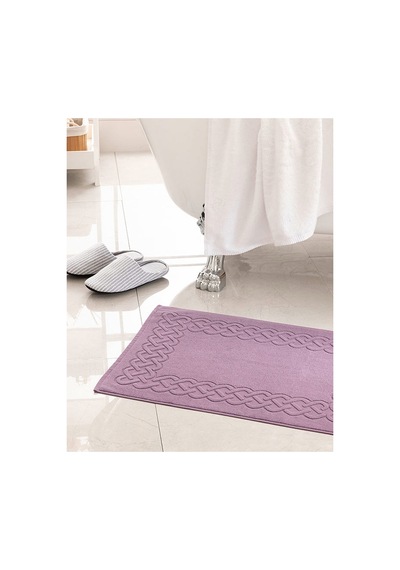 Buççin Online Mağaza Pure Basic Ayak Havlusu 50x70 Cm Koyu Mor Pamuklu Mor Çok Renkli