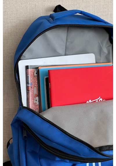 Nemo Bags Unisex Mavi Sırt Çantası Büyük Boy Okul Spor Çantası
