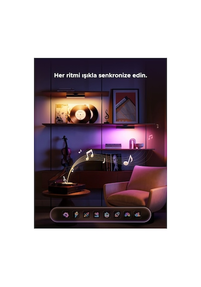 Govee Rgbıcww Wifi+bt Flow Plus 27cm 2'li Bar Matter Destekli H6056311 RGB