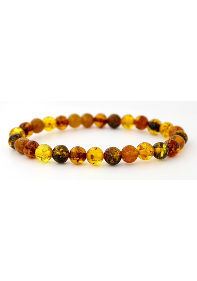 Kehribar Bileklik Kure Tasarım Ambergold Blk23-92 Çok Renkli