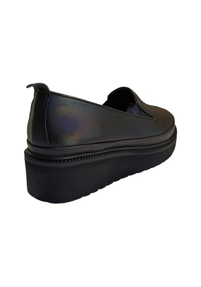 Castle Black 24602 Kadın Hakiki Deri Casual Ayakkabı Siyah