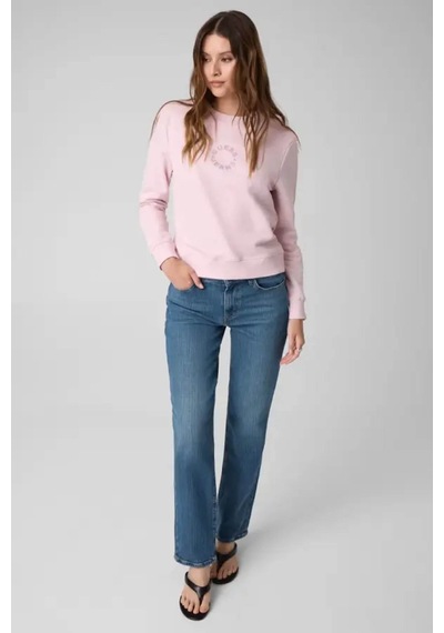 Guess Logo Baskılı Pembe Kadın Sweatshirt W6yq19k4778-a62h