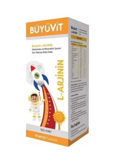 Büyüvit L-Arginine Vitamin Ve Mineraller İçeren Takviye Edici Gıda 150 ML