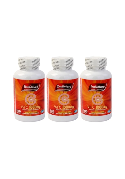 Trunature Vitamin C 1000 Mg Kuşburnu Eki 3X100 Tablet