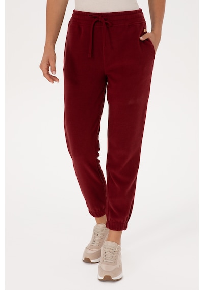 U.S. Polo Assn. Kadın Bordo Polar Jogger Eşofman Altı 50318758-VR014