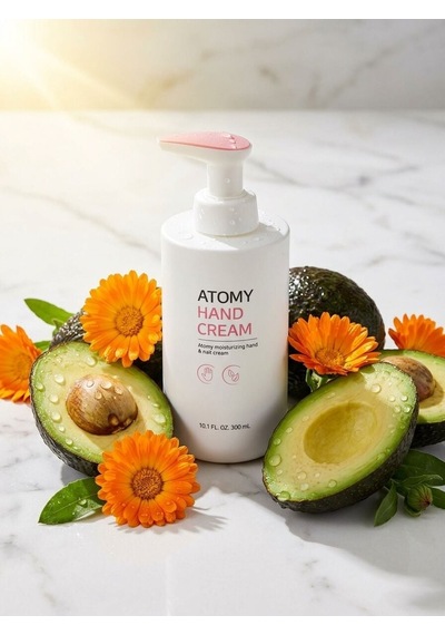 Atomy Hand Cream - Avokado Ve Aynısefa Özlü Yoğun Nemlendirici Dev Boy El Ve Tırnak Bakım Kremi 300