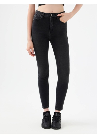 Loft Natalie Skinny Fit Antrasit Kadın Jean Pantolon Lf2037055 Antrasit