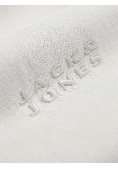 Jack & Jones Jack Jones Küçük Yazı Baskılı Erkek Sweatshirt 12282821 Krem