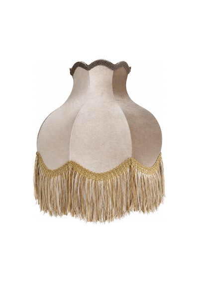 Vizon Kadife Başlık Kahve Ahşap Ayaklı Lambader Vintage Model 170x45cm
