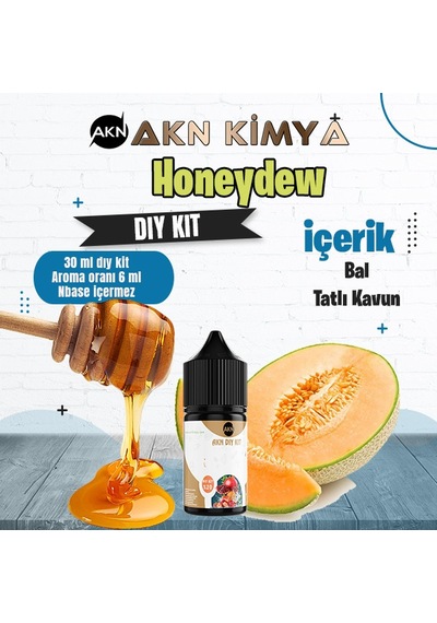 Honeydew Cream Dıy Kit Kavun Bal Gıda Aroması %20 Oranda Aroma İçerir Hazır Değildir 30 Ml
