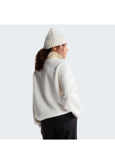 The North Face W Cragmont Snap Front Fleece Jacket Kadın Ceket Nf0a8j40jn51 Beyaz