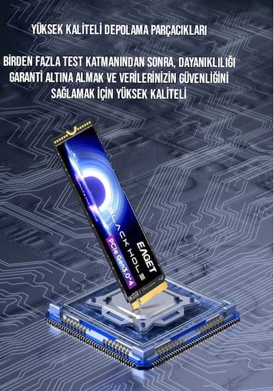 Eaget 3500mbps Yüksek Hızlı M.2 2280 Nvme Ssd Pcle Gen3x4 Hızlı