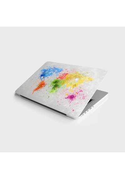 Laptop Sticker Bilgisayar Notebook Pc Kaplama Etiketi Dünya Haritası