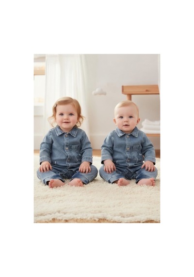 Altıntaş Baby Cepli Yakalı Basic Kız Ve Erkek Bebek Kot Tulum Bir Beden Büyük Almanız Önerilir Denim Denim Altıntaş Baby Cepli Yakalı Basic Kız Ve Erkek Bebek Kot Tulum Bir Beden Büyük Almanız Önerilir Denim Denim